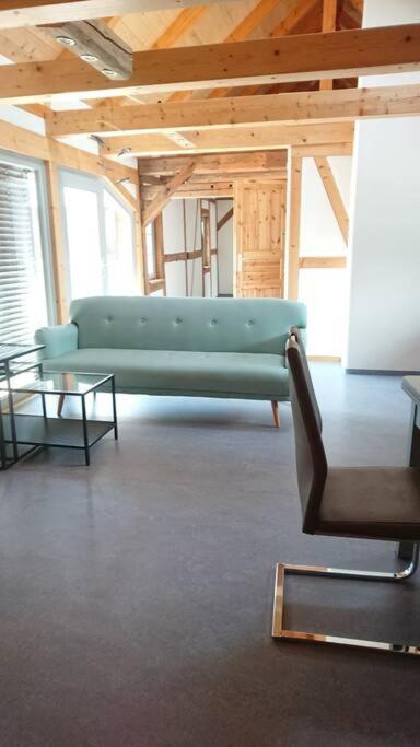 Mothsgut - Moderne Ferienwohnung Auf Dem Bauernhof Im Erzgebirge Oelsnitz  외부 사진